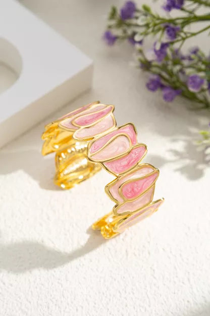 Bracelet Manchette Émaillé — Aurore | Hatoria